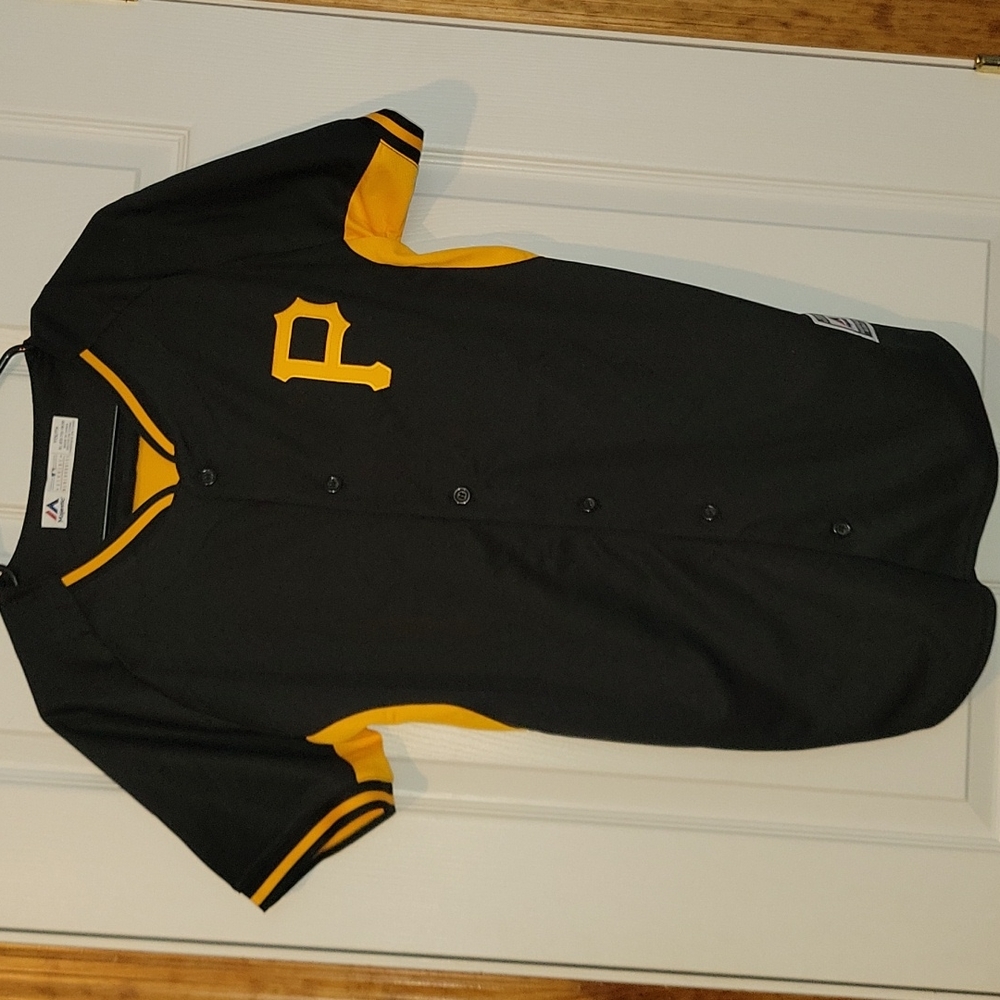 Majestic Youth Pirates major league Baseball Jersey